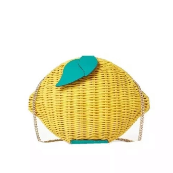 kate spade Bags Kate Spade Picnic Perfect Lemon Wicker Crossbody